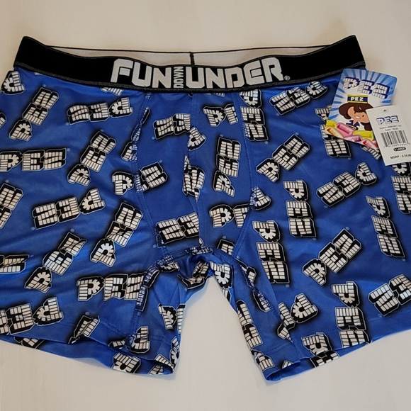 Pez Underwear Socks Nwt Mens Fun Down Under Pez Candy Boxer Briefs Xl Poshmark